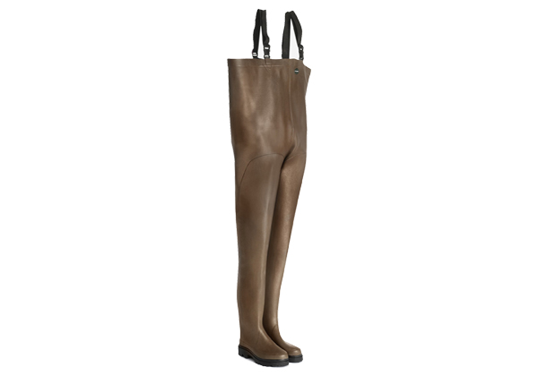 These BROWN CHEST WADERS from Le Chameau are the most popular waders among oyster growers and are made from a strong, natural and breathable fabric.