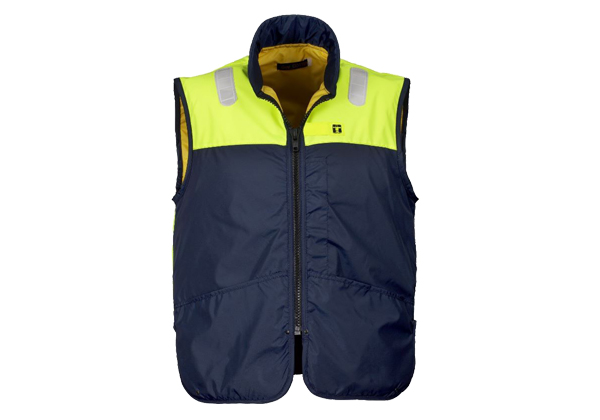 The NEPTUNE Flotation Waistcoat from GUY COTTEN is light and comfortable to wear, with reflective bands on the shoulders and back.