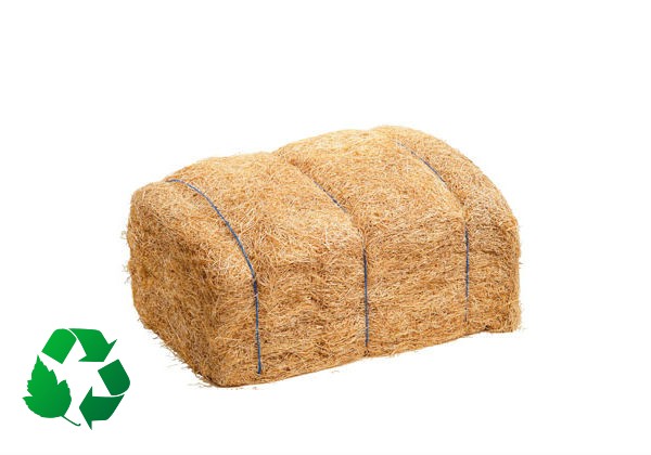 Ensure your products arrive in perfect condition with our bales of wood fibre! Wood wool is 100% natural and is both beautiful & good for the environment.