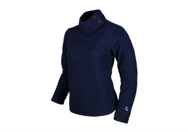 Made from softwear fleece, this attractive fleecewith turtleneck has been specifically tailored for women by Guy Cotten. Very comfortable to wear.
